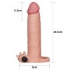 Przedłużka penisa Pleasure X Tender Vibrating Penis Sleeve +7,5cm